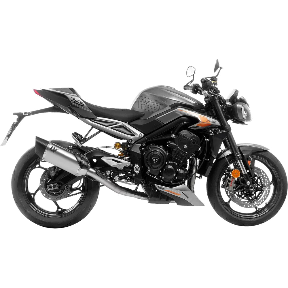 Sistema de escape LV-14 R - Sistema de escape LV-14 R - Titanio - Triumph Street Triple 765