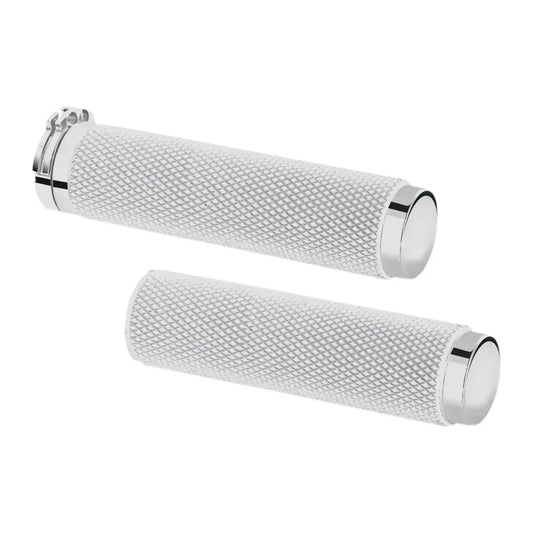 Chrome Knurled Grips