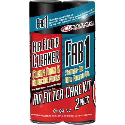 Kit de aceite/limpiador en aerosol para filtro de aire