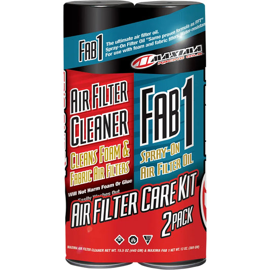 Kit de aceite/limpiador en aerosol para filtro de aire