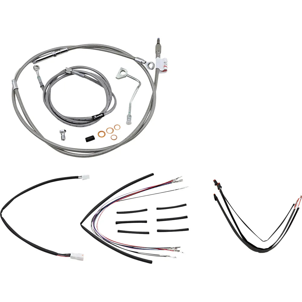 Juego de Controles Acerados ABS Cuelga Monos 16" Burly Brand59833654