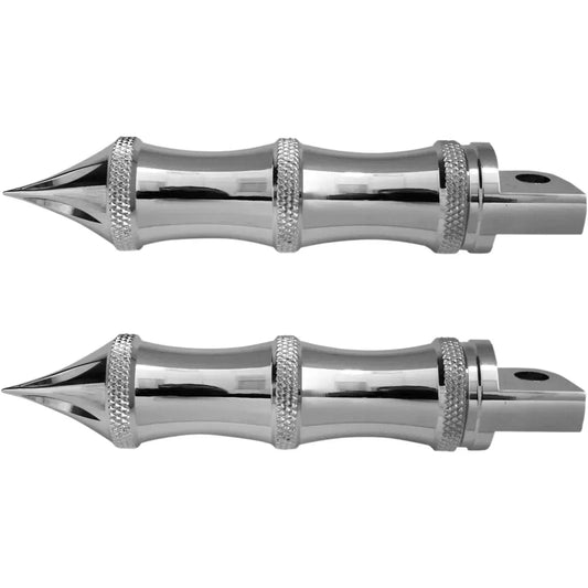 Tribal Footpeg - Male Mount - Chrome