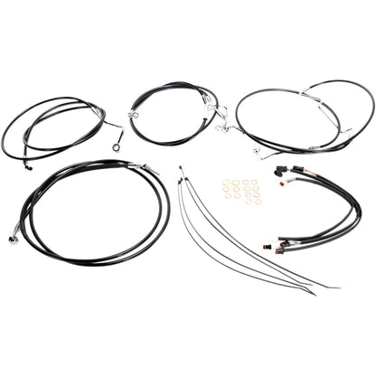 Kit de instalación de manillar XR - Kit de instalación de manillar XR - Colgadores Ape de 15"-17" - FLTR '16 - Negro