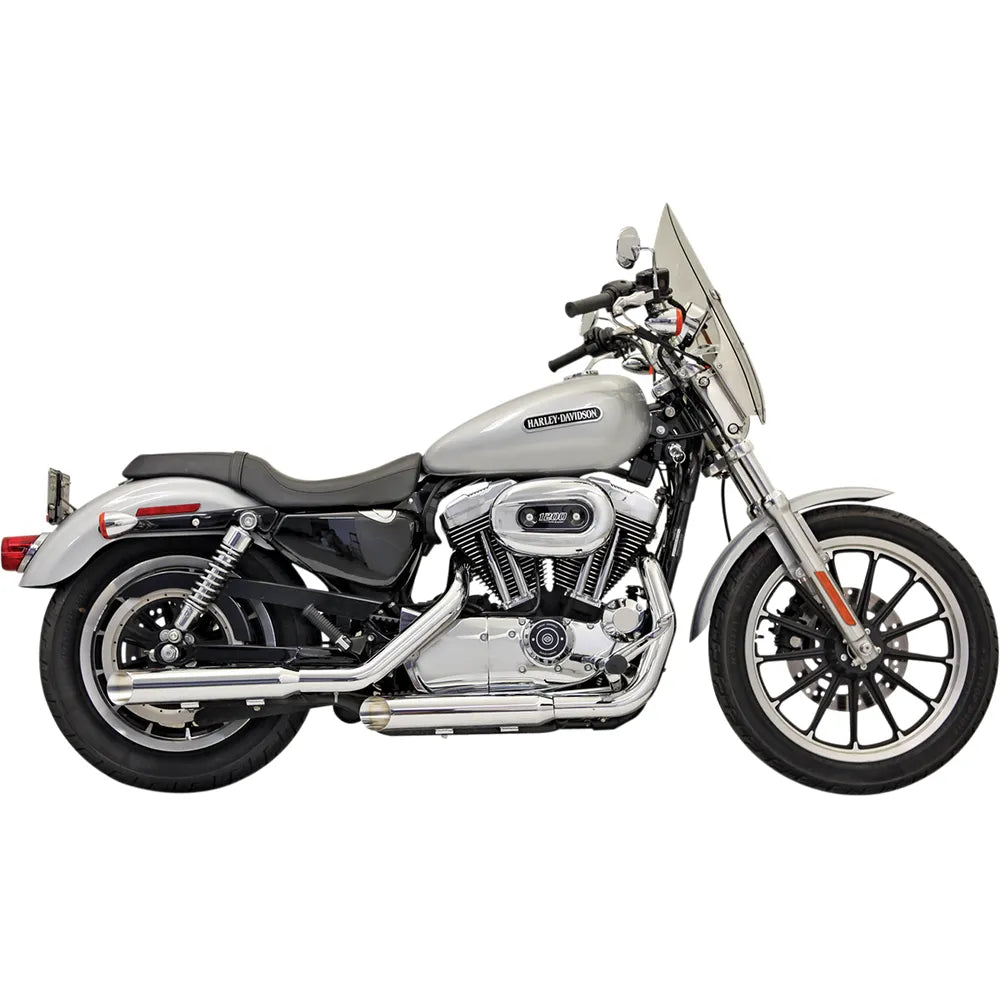 Silenciadores deslizables Firepower Series - Silenciadores de 3" - Cromado - Corte oblicuo - Sportster '04-'13