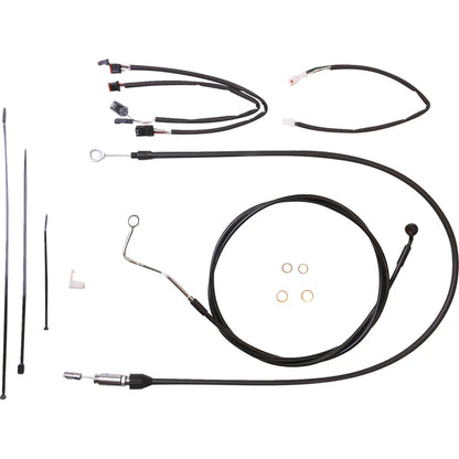 Kit de instalación de manillar XR - Kit de instalación de manillar XR - Perchas para monos de 12"-14" - FLHR '21-'22 - Negro