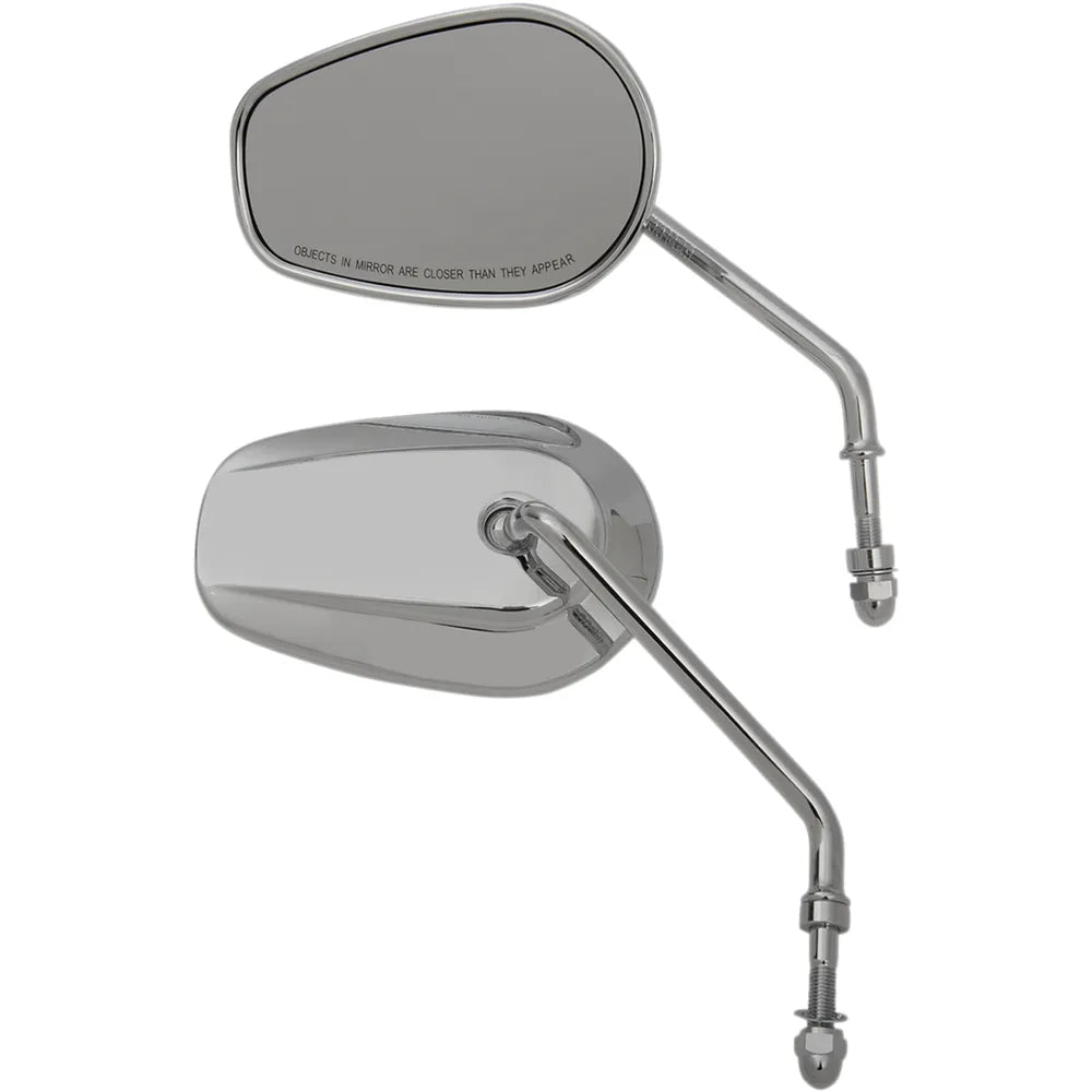 Espejos estilo OEM de base larga - cromo