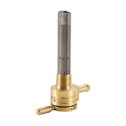 Straight Petcock - Raw Brass - 3/8" NPT