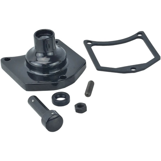 Solenoid End Cover - Starter Button - Gloss Black