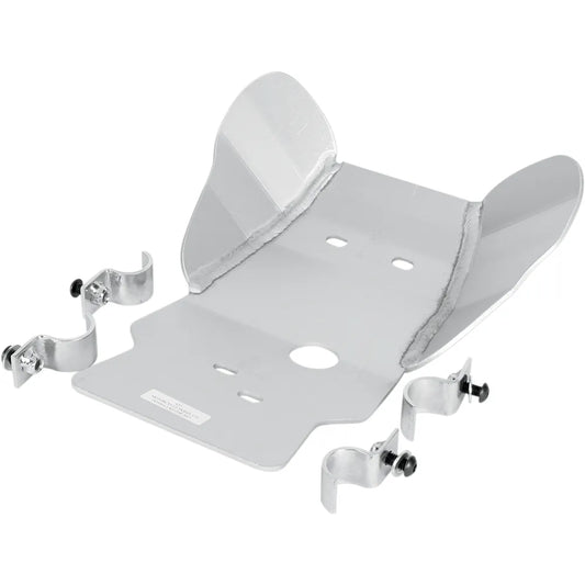 Placa protectora de aluminio — Placa protectora - Placa protectora - Plata - Honda - CRF150 RB/R