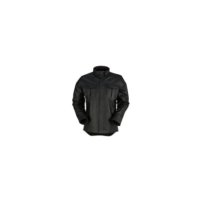 Camisa Z1R de Cuero, Motz - Negra