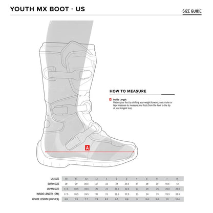 Botas Alpinestars Youth Tech 7S - Blanco/Negro