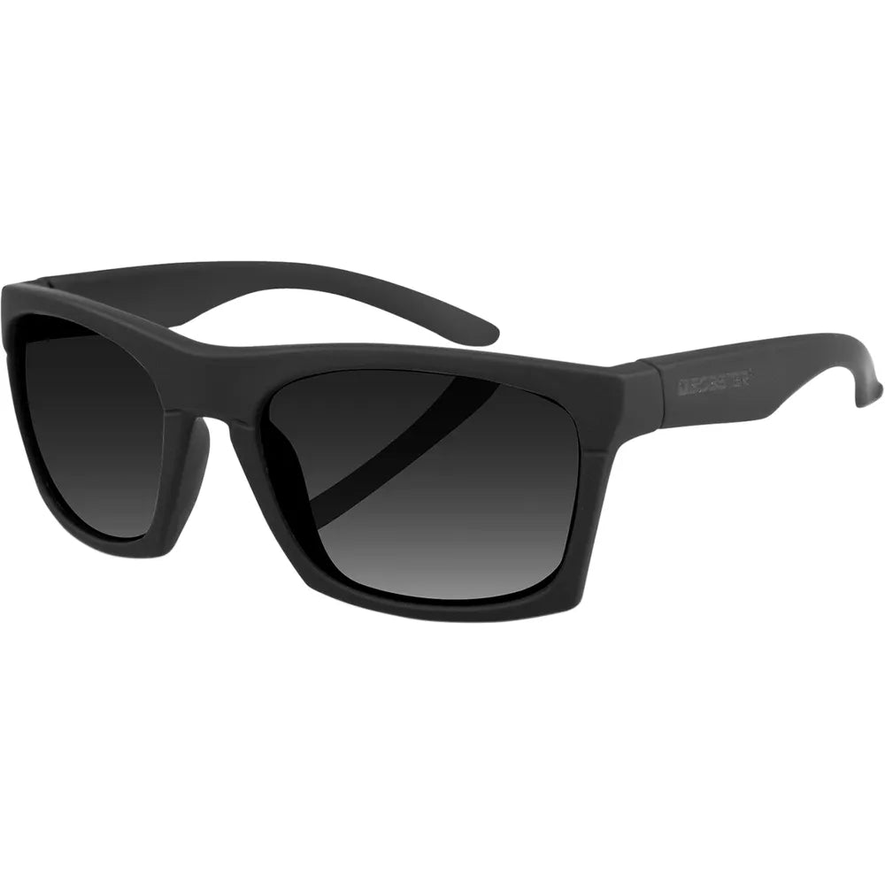 Capone Sunglasses - Matte Black - Smoke