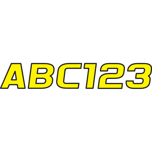 I.D. Sticker Kit - 700 Series - Yellow