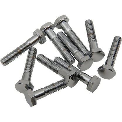Tornillos de cabeza hexagonal 1/4"-20 x 1-1/4" cromo