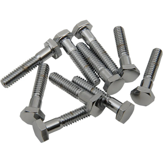 Tornillos de cabeza hexagonal 1/4"-20 x 1-1/4" cromo