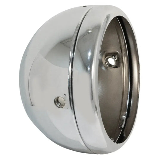 5 3/4" Lucas Style Headlight Shell - Chrome