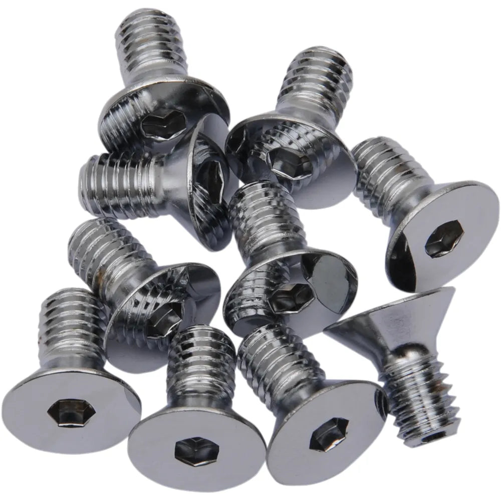 Tornillos allen de cabeza plana 3/8"-16 x 1" cromo