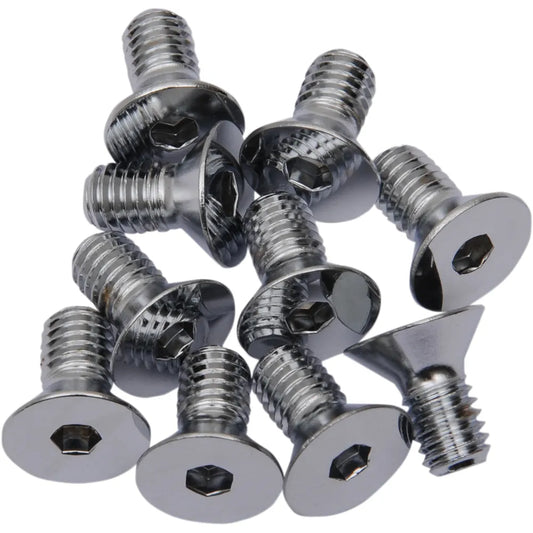 Tornillos allen de cabeza plana 3/8"-16 x 1" cromo
