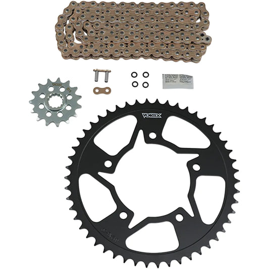 Steel Chain Kit - Gold - YamahaYZF-R6 - '99-'02