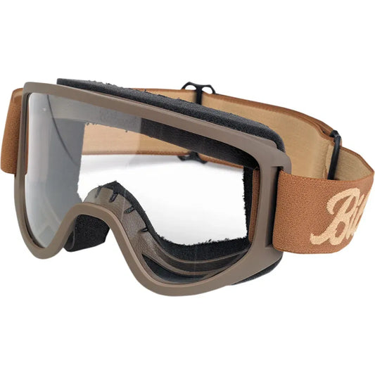 Moto 2.0 Goggles - Script - Chocolate