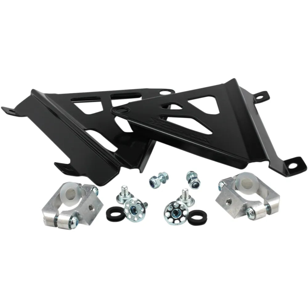 Radiator Brace - Black - Honda