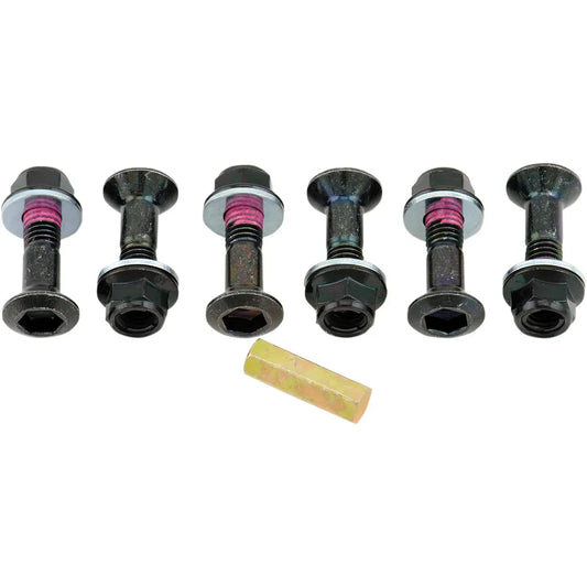 Sprocket Bolt 6 Pack Black
