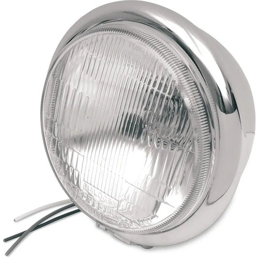 Faro Delantero H4 de Montaje Inferior de 5 3/4" - Cromo