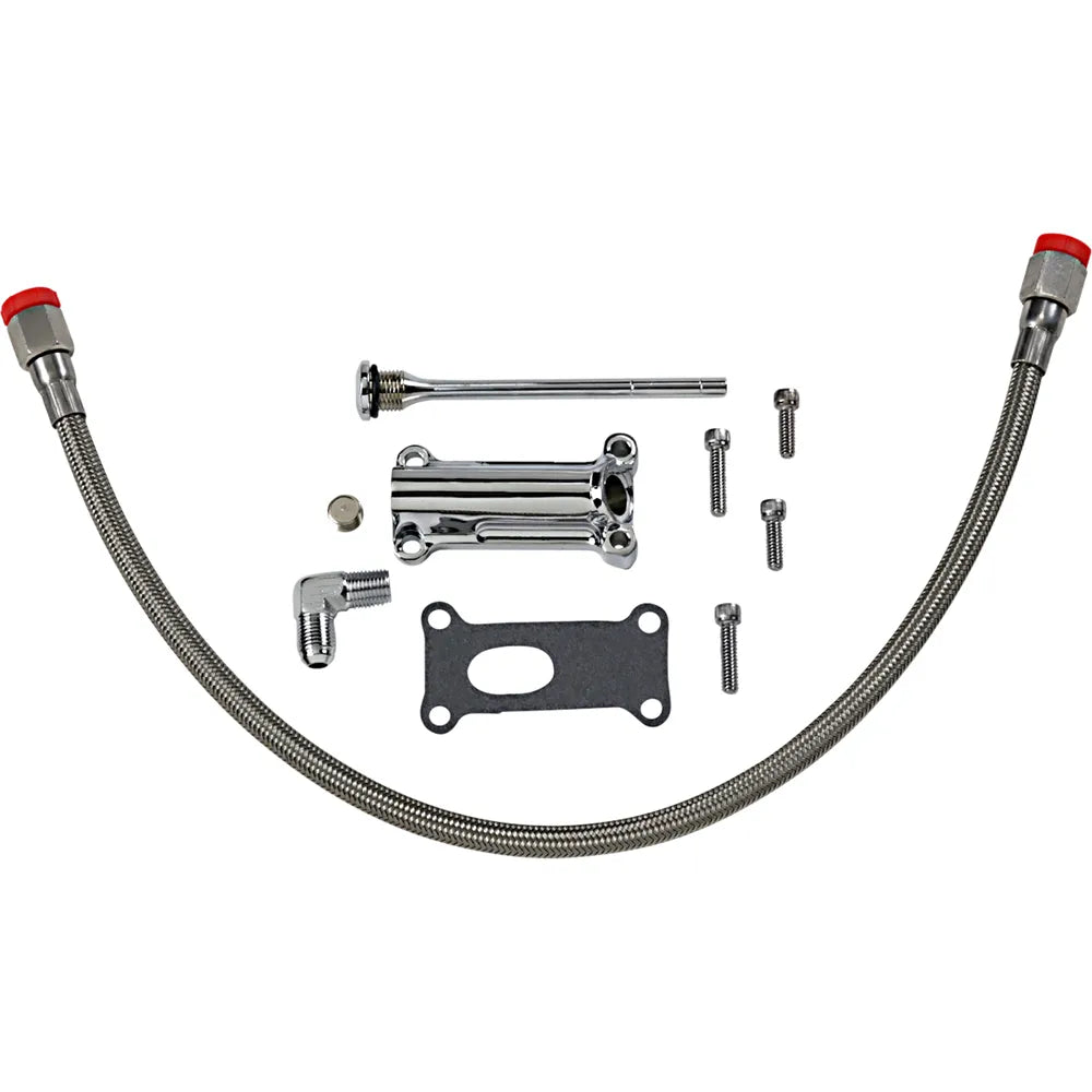 Engine Oil Spout Kit - Chrome