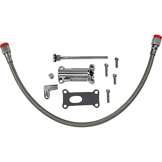 Engine Oil Spout Kit - Chrome