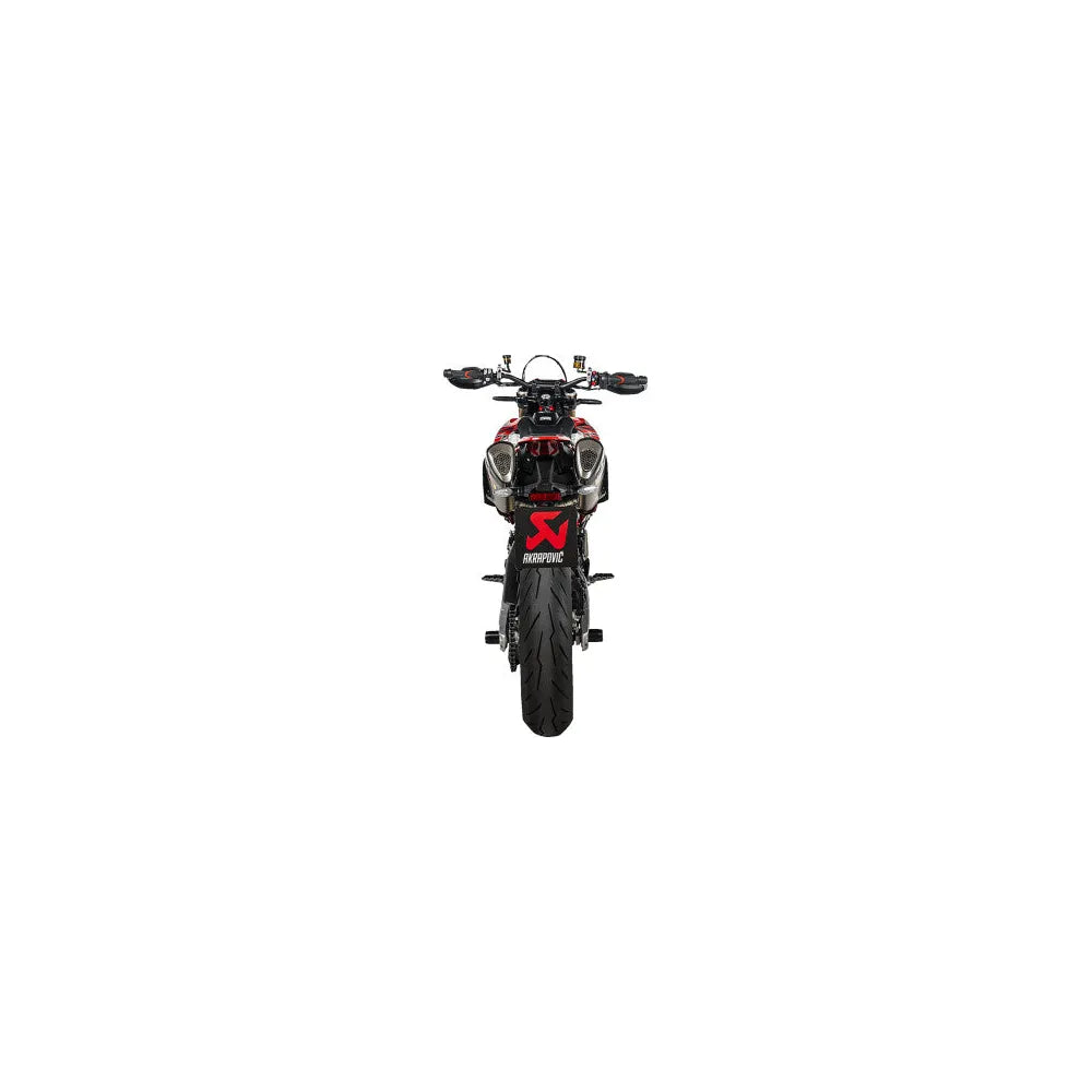 Escape Akrapovic - Slip-On Line Mufflers - Titanium - Hypermotard 698
