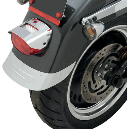 Rear Fender Skirt - Chrome - Embossed