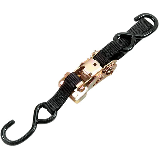 Amarre con trinquete de alta resistencia de 1" - Amarre con trinquete de alta resistencia - 1" x 6' - Negro