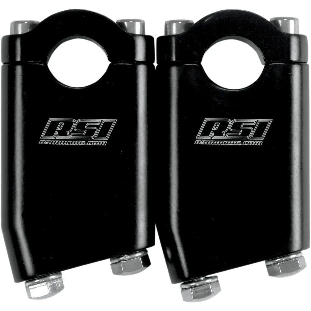 Risers - Angled - 15° - 2" - Black