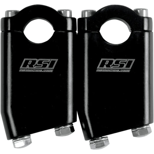 Risers - Angled - 15° - 2" - Black