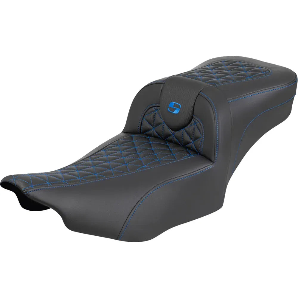 Asiento de alcance extendido Roadsofa™ - Asiento de alcance extendido Roadsofa™ - sin respaldo - Costura azul - FLH/FLT '23-'25