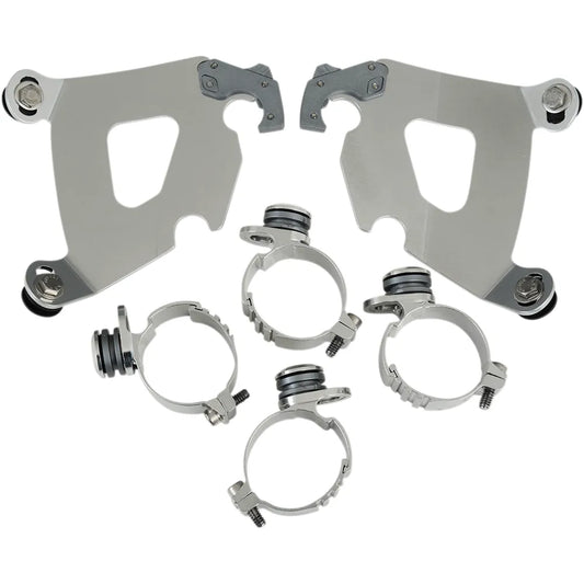 Kit de herrajes Cafe Fairing Trigger-Lock - Kit de montaje Cafe - Pulido - FX