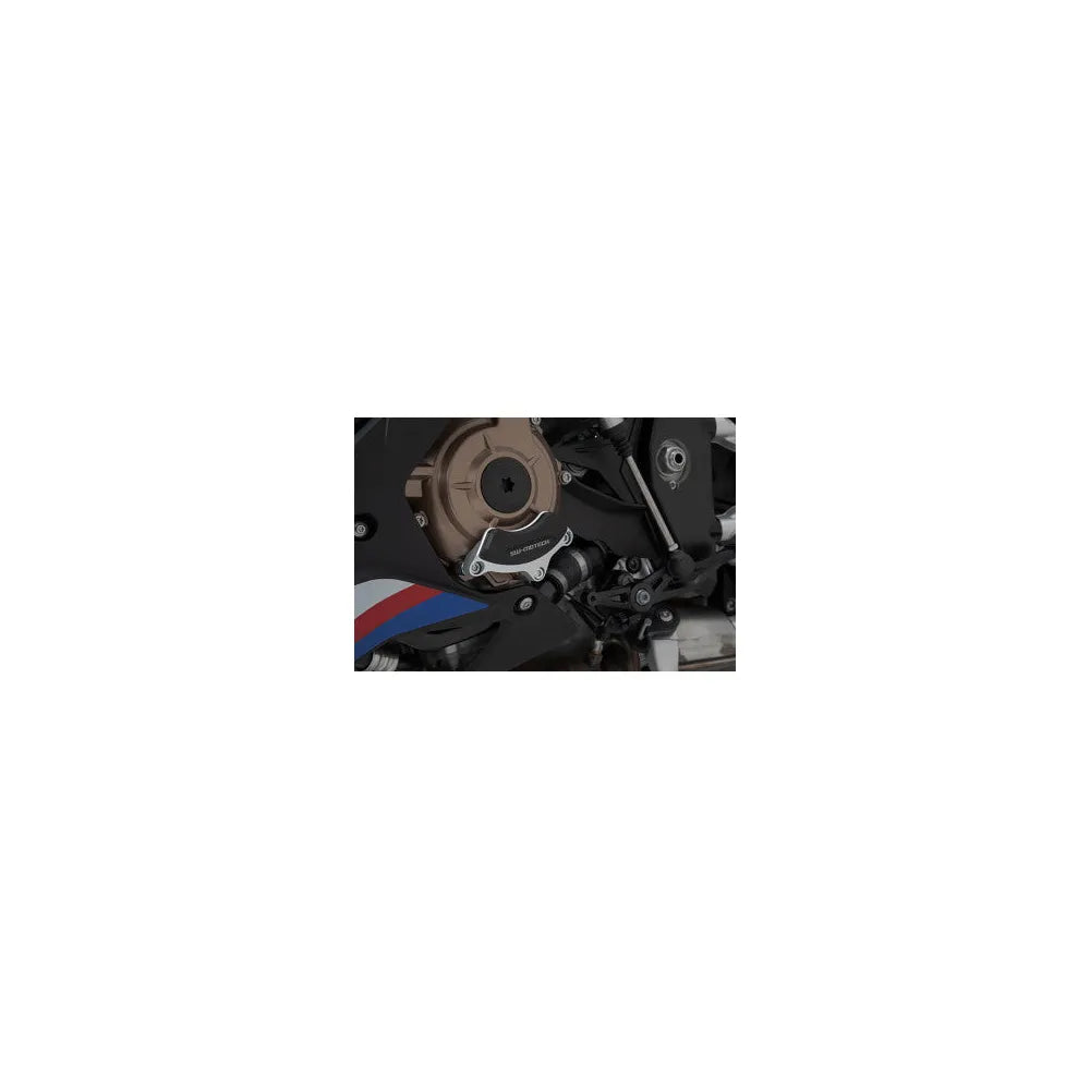Engine Case Protector - Black/Silver - BMW - S1000 R | M1000 RR