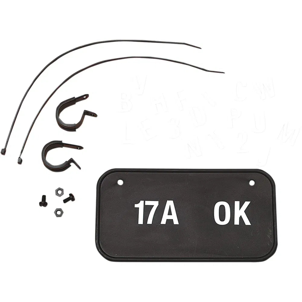 ATV License Kit - Black