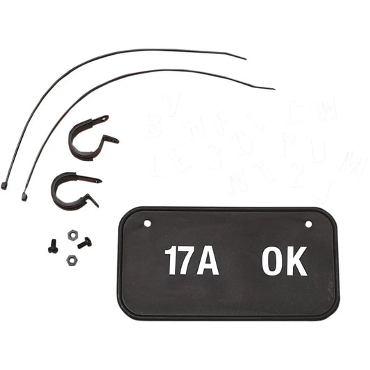 ATV License Kit - Black