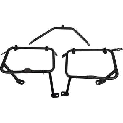 Soporte para alforjas - Soporte para alforjas - Herrajes para maletas laterales - Negro