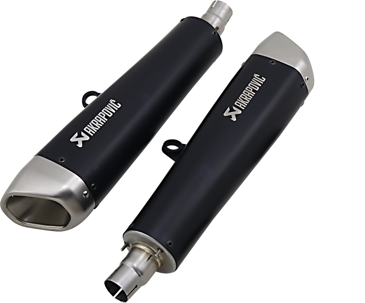 Escape Akrapovic - Black Titanium Mufflers