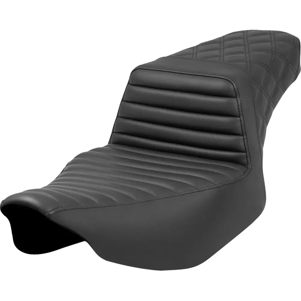 Asiento elevado - Asiento elevado - Tuck-n'-Roll delantero/cosido de celosía trasero - Negro - FL '23-'24