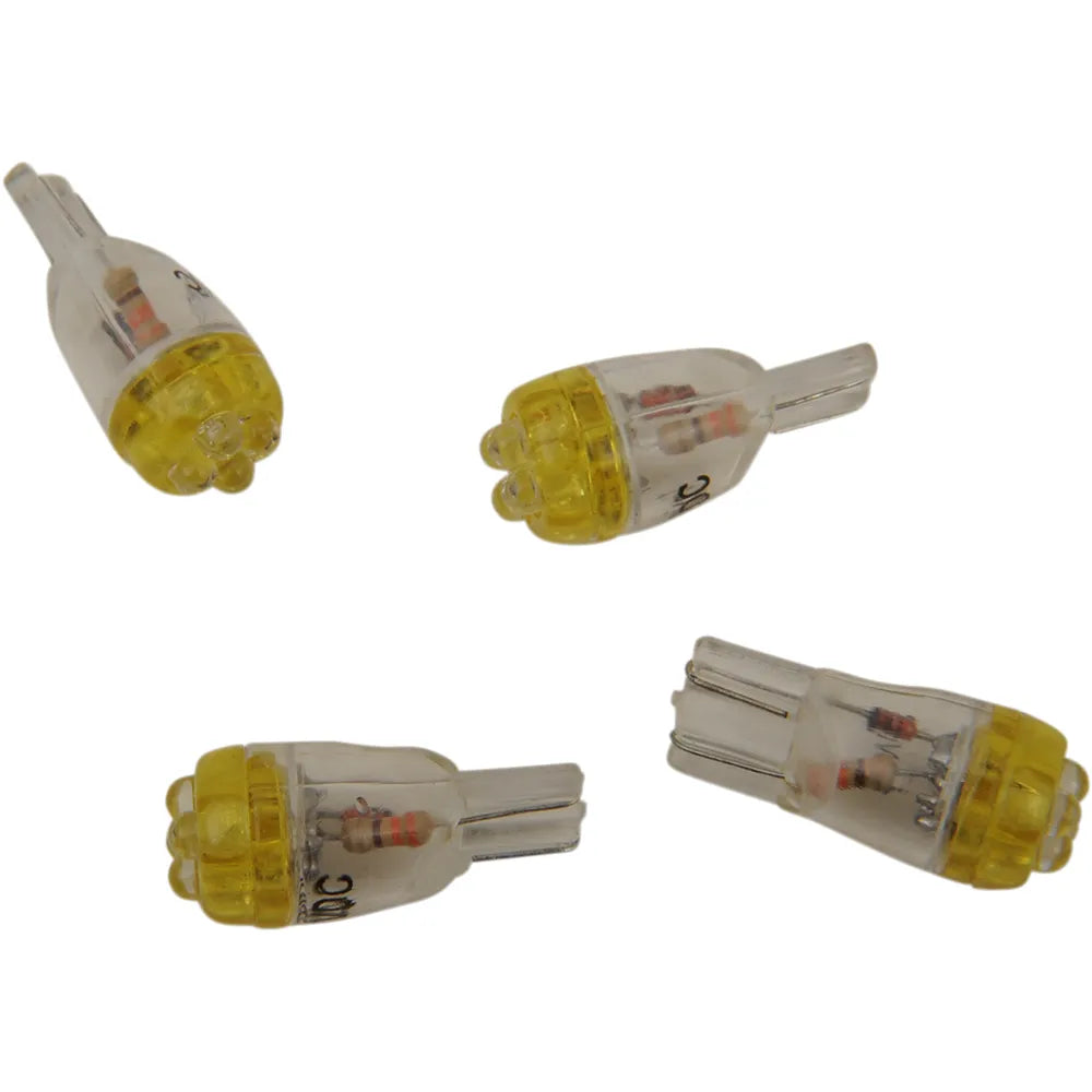 Mini Wedge LED Bulbs - Amber