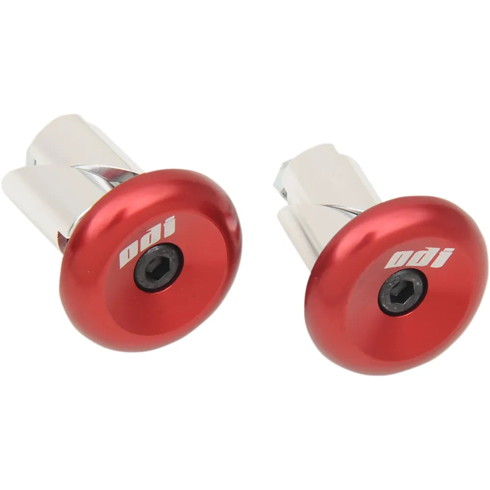 Bar End - Aluminum - Red