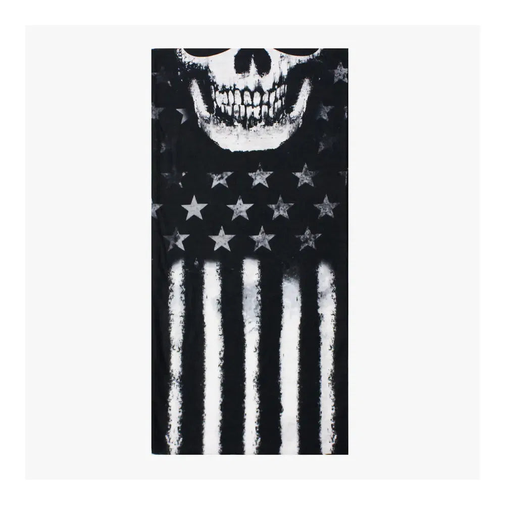 Neck Scarf - America Skull