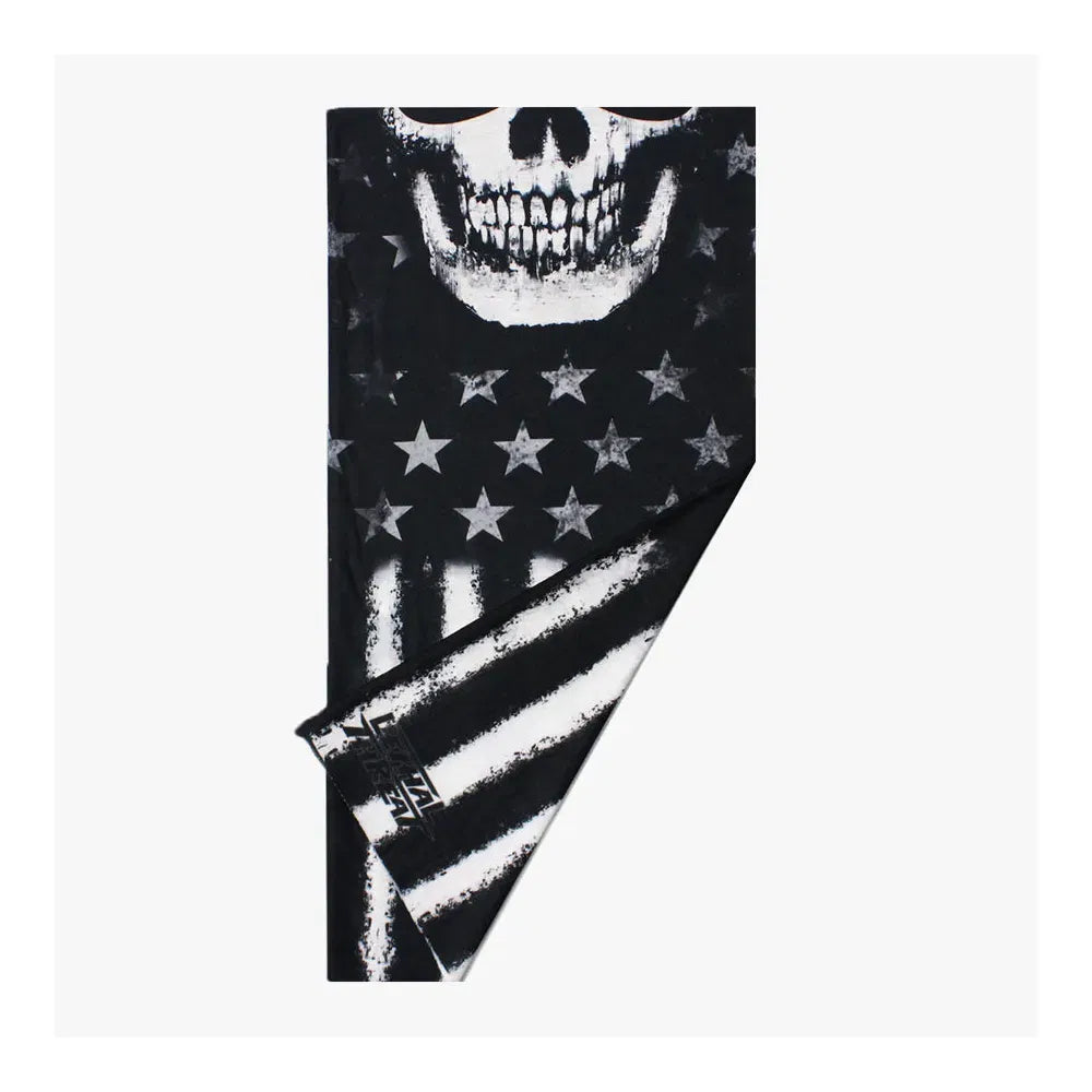 Neck Scarf - America Skull