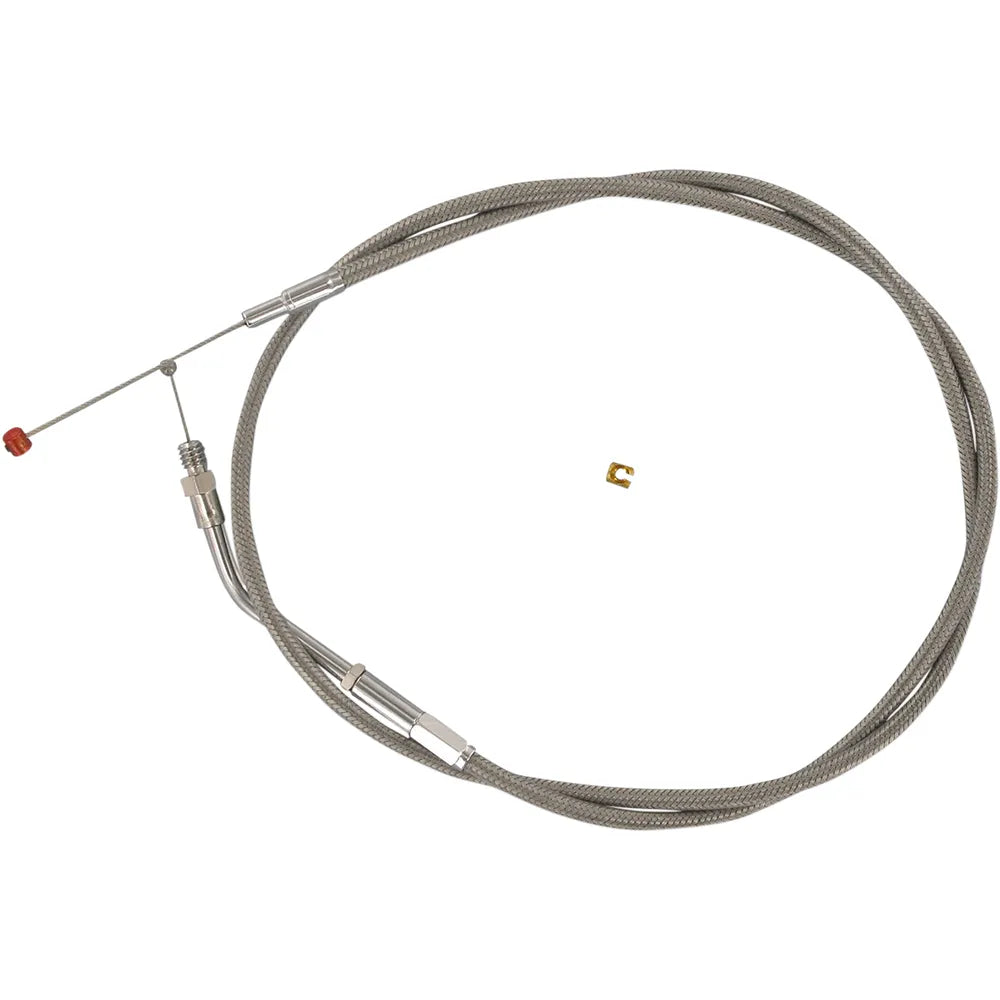 Throttle Cable - +6" - Stainless Steel