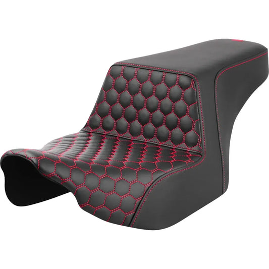 Asiento elevado en forma de panal - Asiento elevado - Delantero en forma de panal - Costuras rojas - FL '23-'24