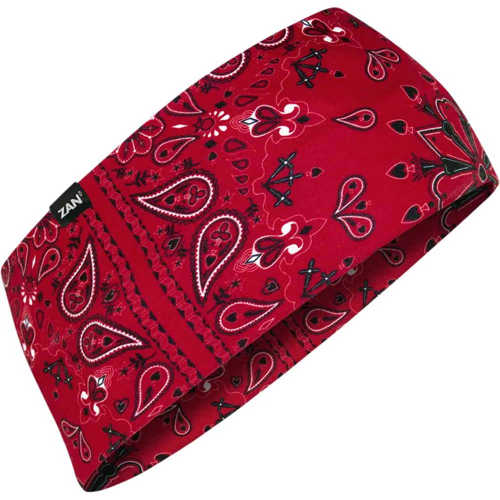 SportFlex® Headband - Red Paisley