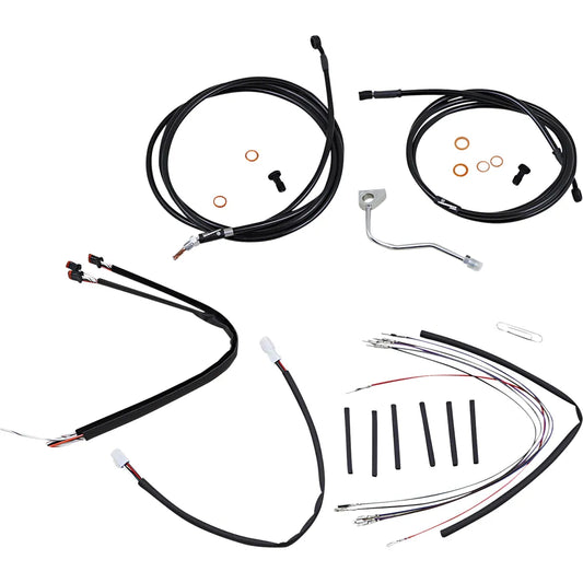 Juego de Controles ABS Cuelga Monos 18" Burly Brand8931694